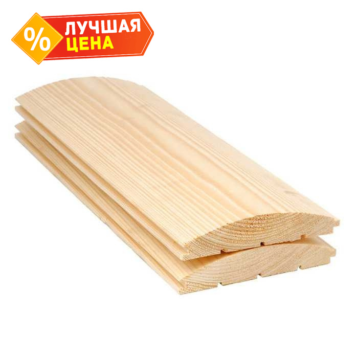 Блок-хаус 36х175х5000 мм А Хвоя